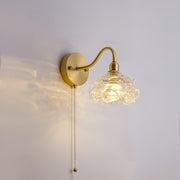 Rose Brass Wall Light-DWHOME