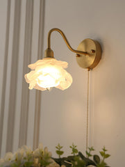Rose Brass Wall Light-DWHOME
