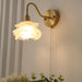 Rose Brass Wall Light-DWHOME