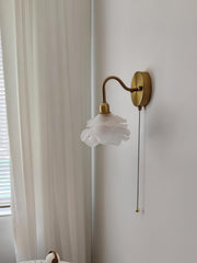 Rose Brass Wall Light-DWHOME