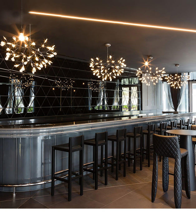 Rose Gold Firefly LED Chandelier-DWHOME