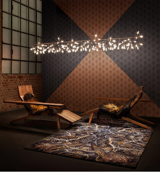 Rose Gold Firefly LED Chandelier-DWHOME