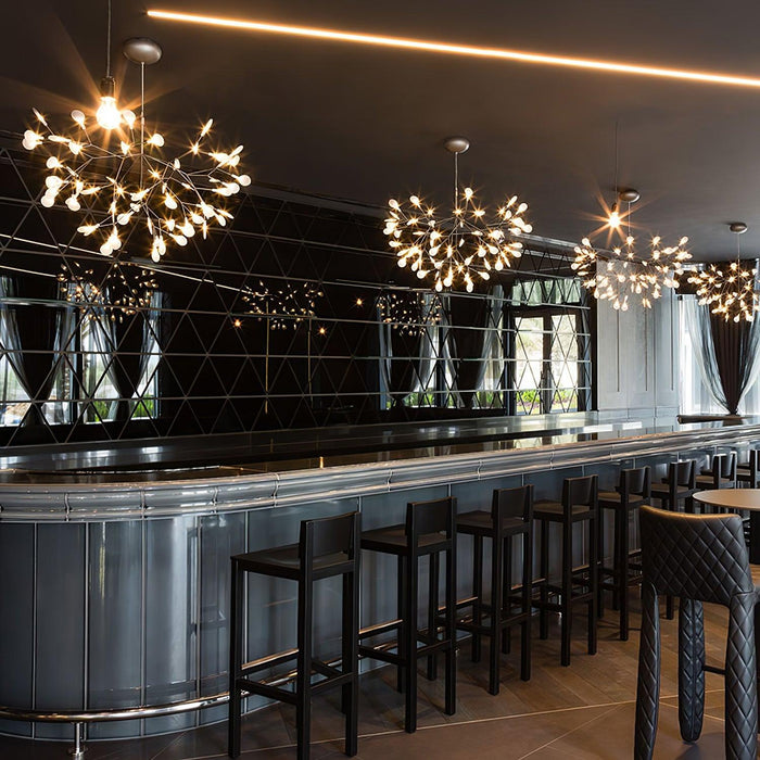 Rose Gold Firefly LED Chandelier-DWHOME