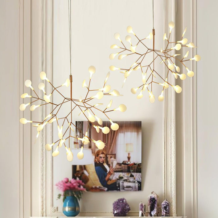 Rose Gold Firefly LED Chandelier-DWHOME