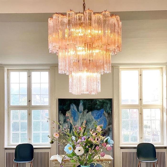Rose Murano Glass Chandelier-DWHOME
