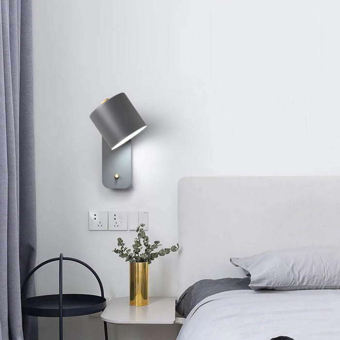 Rotatable Cylinder Wall Lamp.