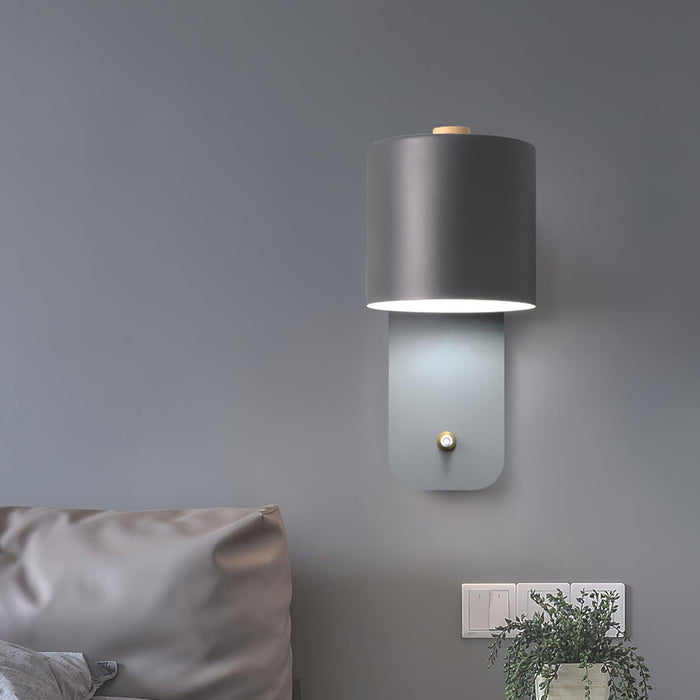 Rotatable Cylinder Wall Lamp.