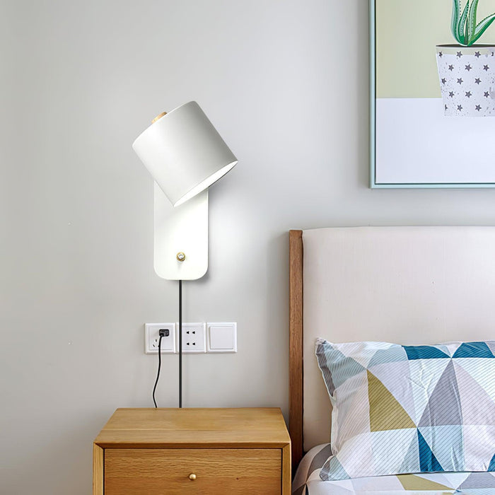 Rotatable Cylinder Plug-in Wall Lamp - DWHOME