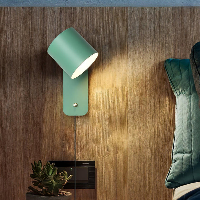 Rotatable Cylinder Plug-in Wall Lamp - DWHOME