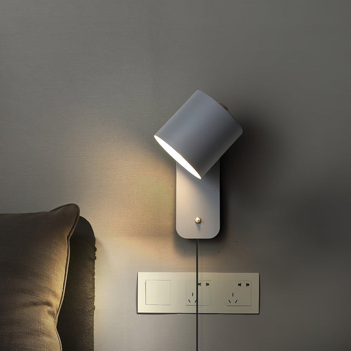 Rotatable Cylinder Plug-in Wall Lamp - DWHOME