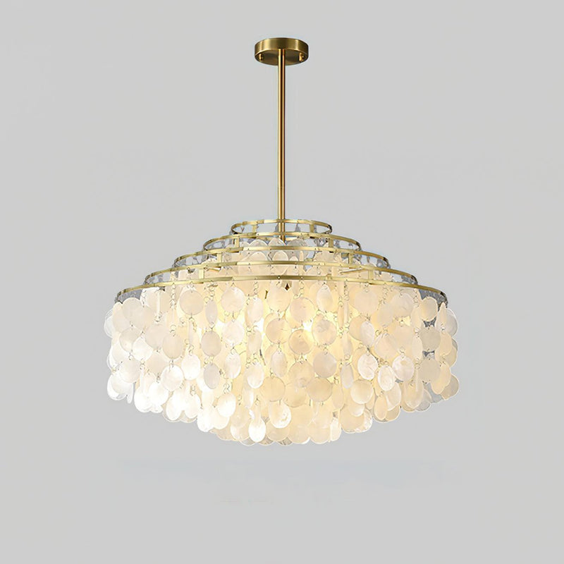 Round Shell Chandelier B-DWHOME