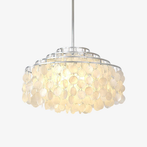 Round Shell Chandelier B.