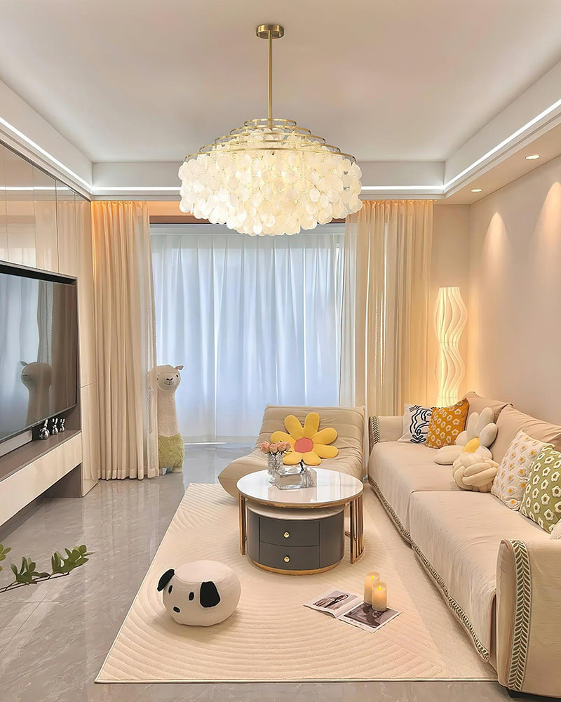 Round Shell Chandelier B-DWHOME