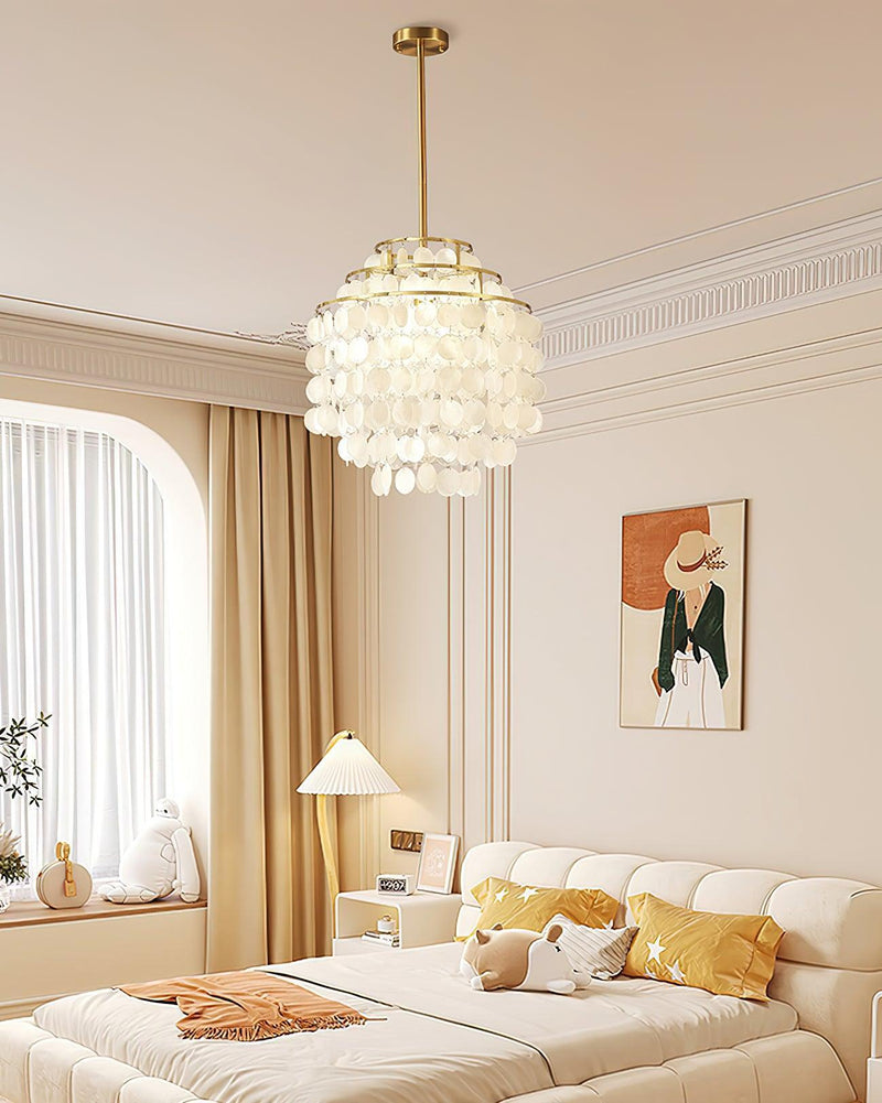 Round Shell Chandelier B-DWHOME