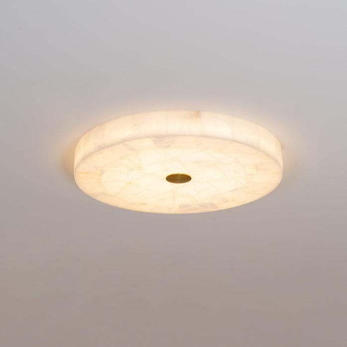 Round Alabaster Ceiling Lamp - DWHOME