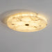 Round Alabaster Ceiling Lamp - DWHOME