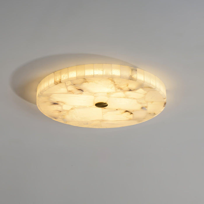 Round Alabaster Ceiling Lamp - DWHOME