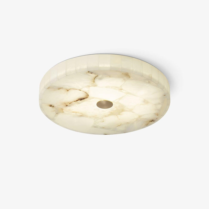 Round Alabaster Ceiling Lamp - DWHOME