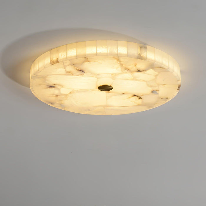 Round Alabaster Ceiling Lamp - DWHOME