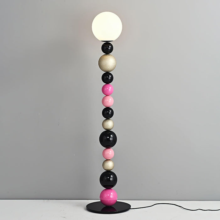 Round Balls Stacking Floor Lamp-DWHOME