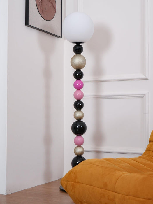 Round Balls Stacking Floor Lamp-DWHOME