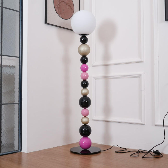 Round Balls Stacking Floor Lamp-DWHOME