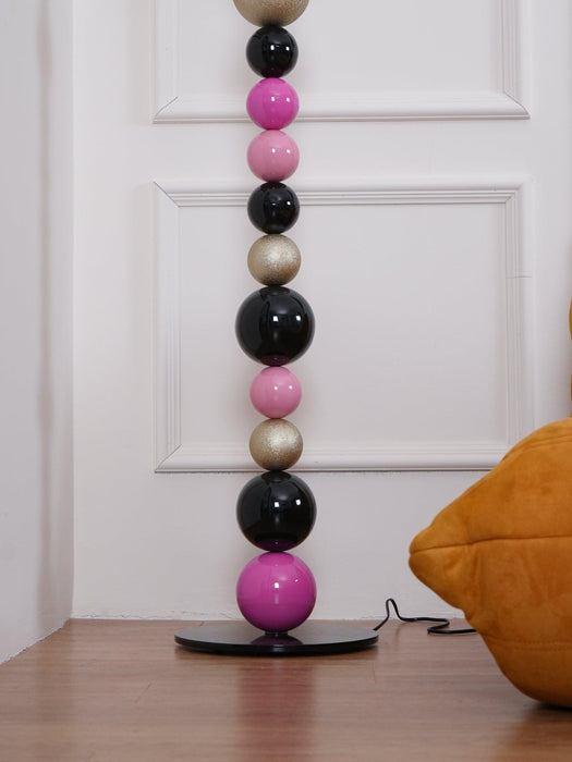 Round Balls Stacking Floor Lamp-DWHOME
