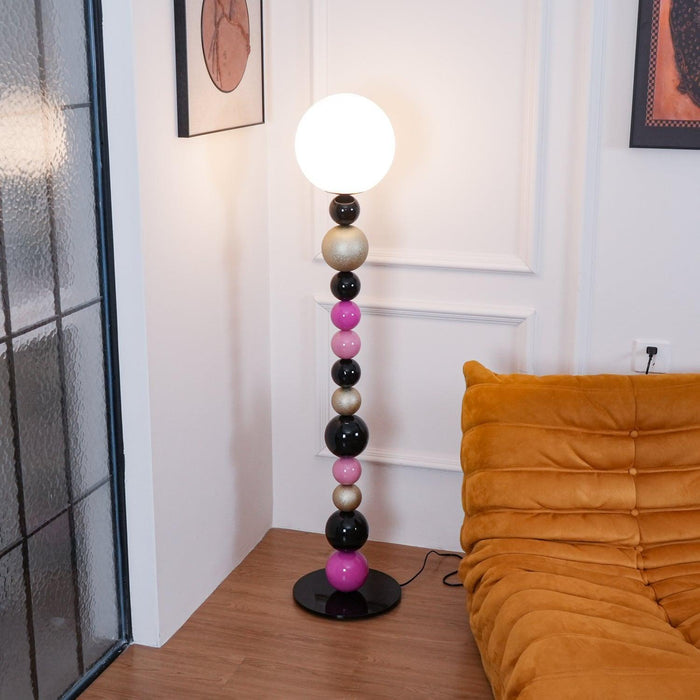 Round Balls Stacking Floor Lamp-DWHOME
