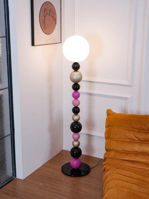 Round Balls Stacking Floor Lamp-DWHOME