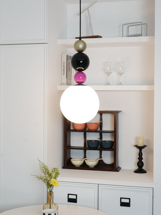 Round Balls Stacking Pendant Lamp-DWHOME