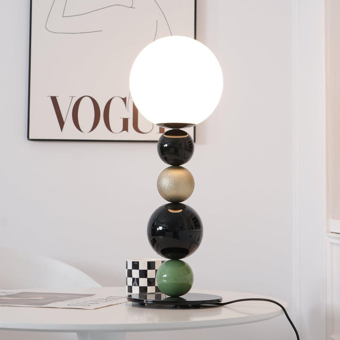 Round Balls Stacking Table Lamp-DWHOME