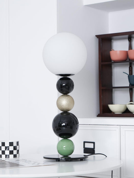 Round Balls Stacking Table Lamp-DWHOME