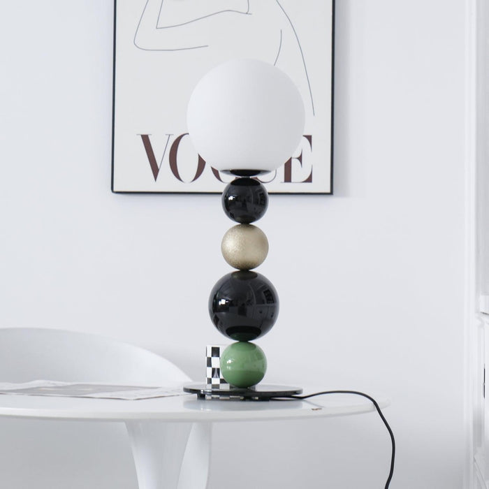 Round Balls Stacking Table Lamp-DWHOME