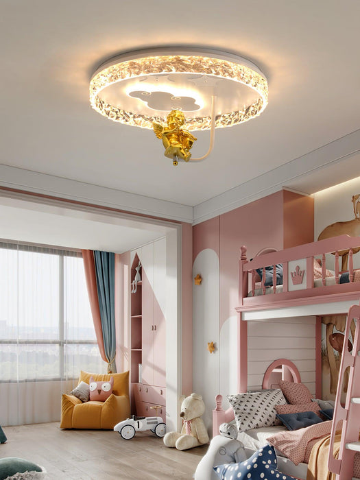 Round Carousel Children's Ceiling Lamp.