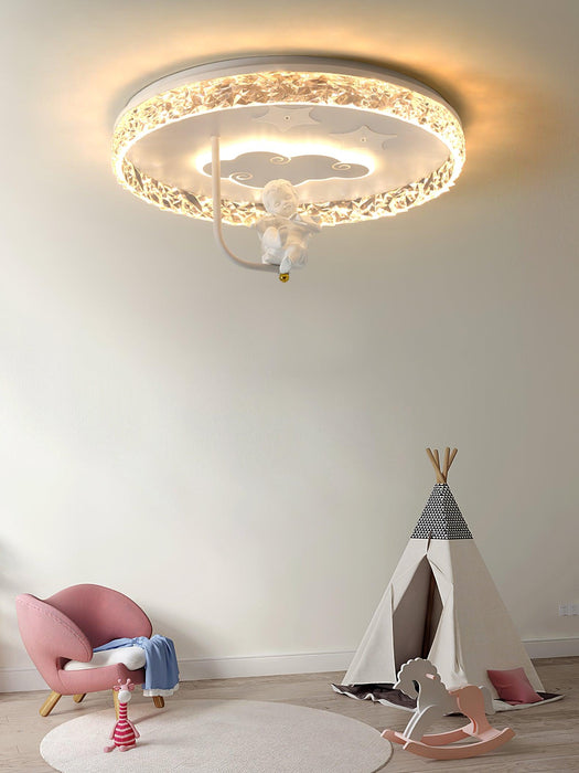 Round Carousel Children's Ceiling Lamp.