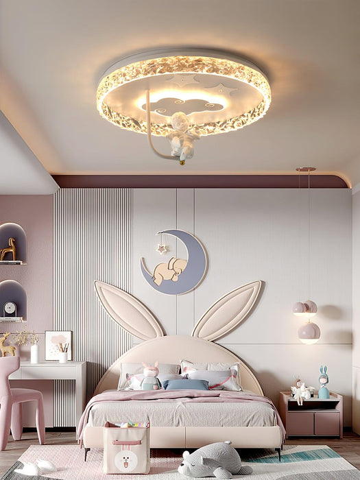 Round Carousel Children's Ceiling Lamp.