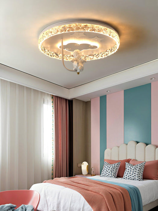 Round Carousel Children's Ceiling Lamp.