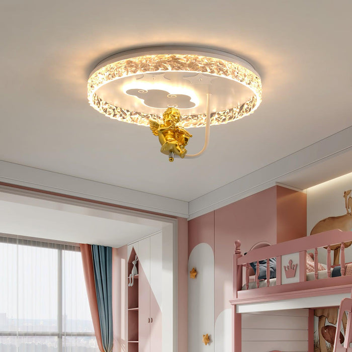 Round Carousel Children's Ceiling Lamp.