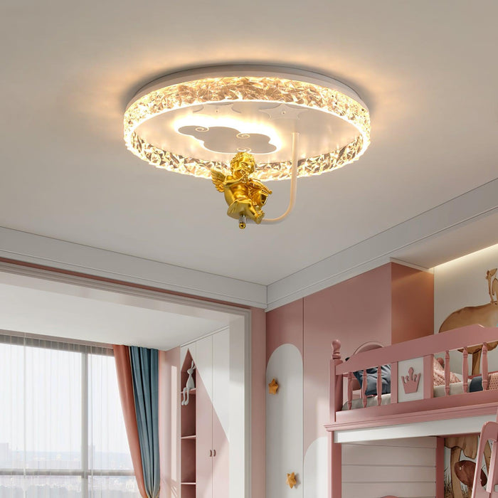 Round Carousel Children's Ceiling Lamp-DWHOME