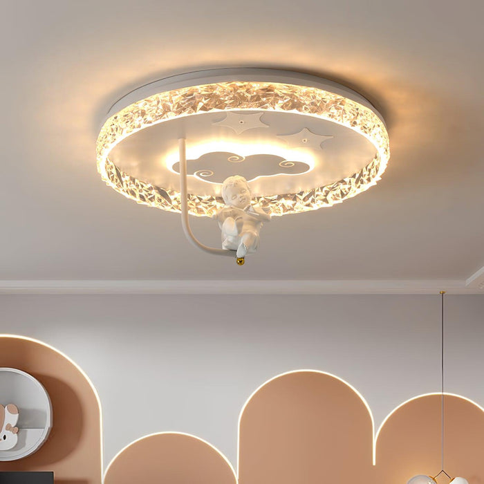 Round Carousel Children's Ceiling Lamp.