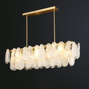 Round Cloud Glass Chandelier-DWHOME