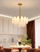 Round Cloud Glass Chandelier.