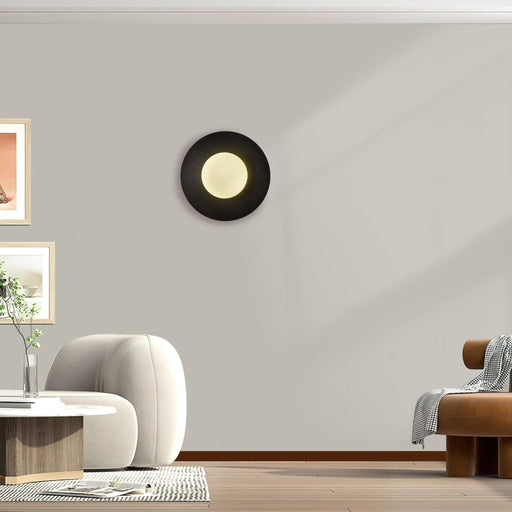 Round Glass Art Wall Lamp - DWHOME