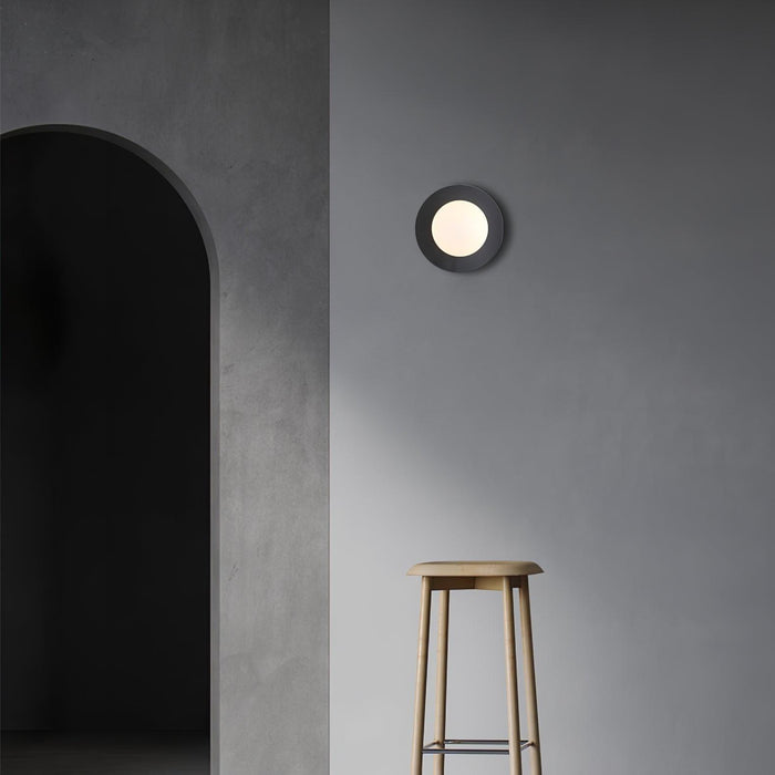 Round Glass Art Wall Lamp-DWHOME