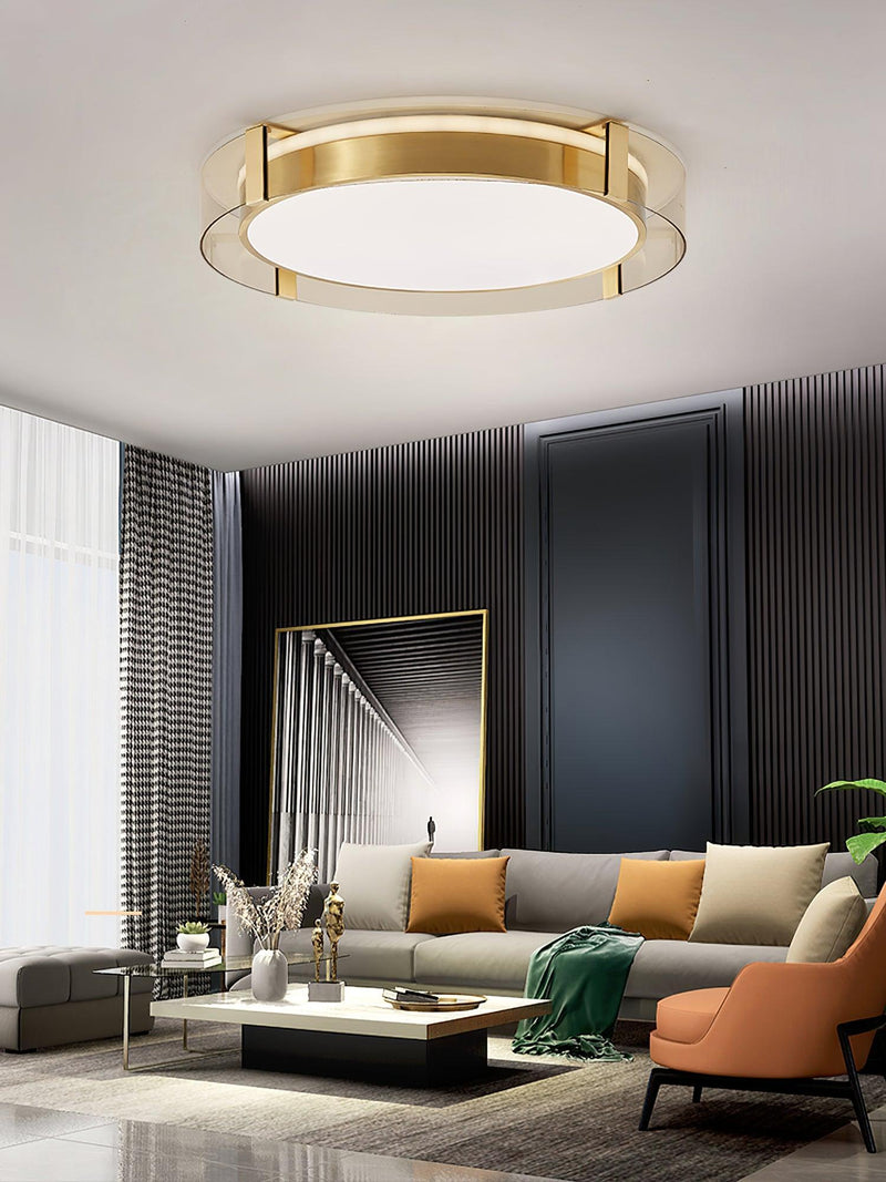 Round Low Profile Ceiling Light-DWHOME