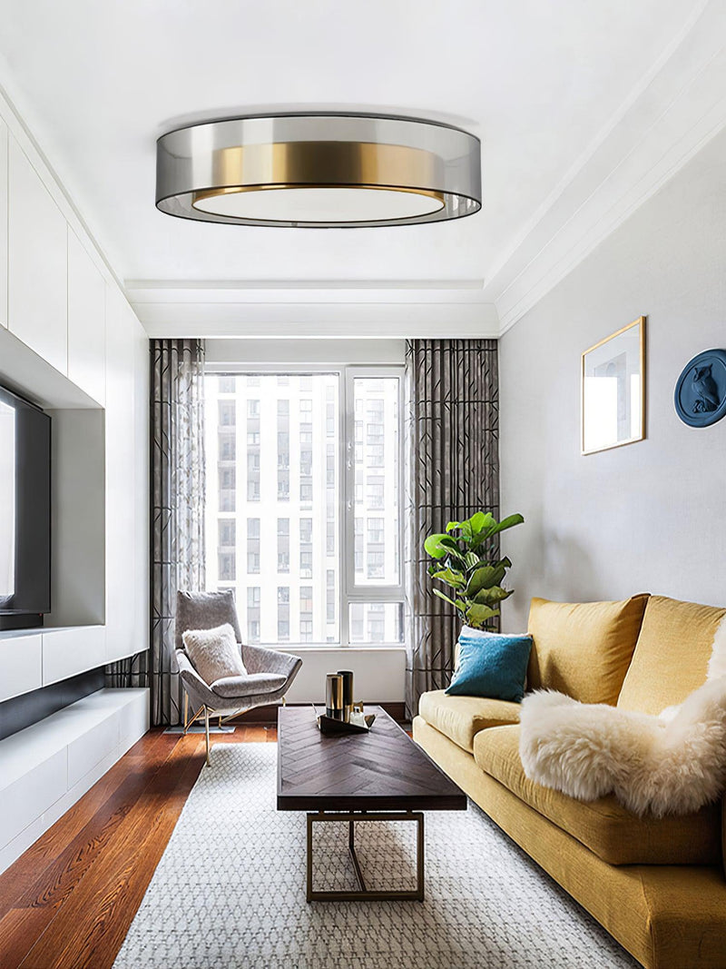 Round Low Profile Ceiling Light-DWHOME