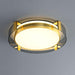 Round Low Profile Ceiling Light.