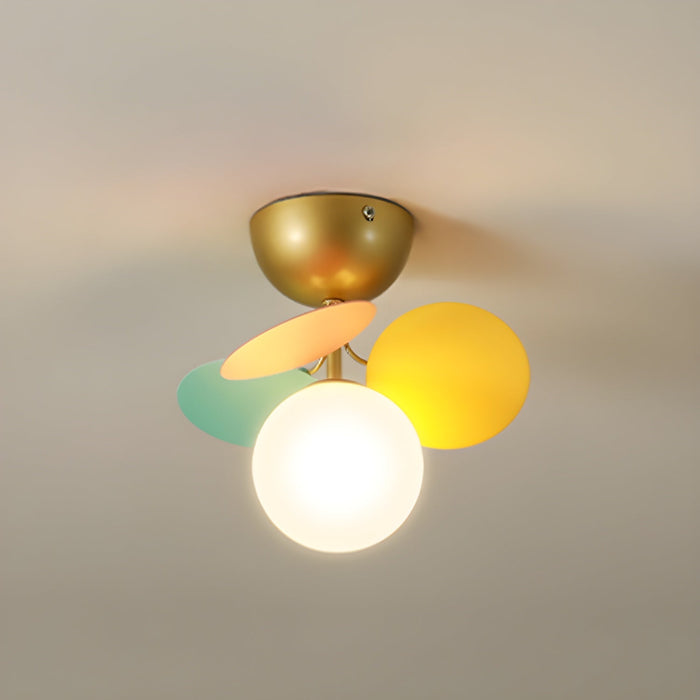 Round Macaron Ceiling Lamp.