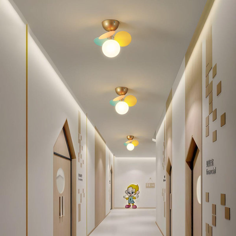 Round Macaron Ceiling Lamp-DWHOME