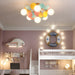 Round Macaron Ceiling Lamp.